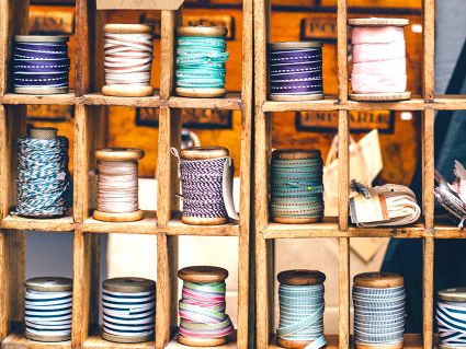 写真:マルシェで出品されているドライフラワーのイメージ